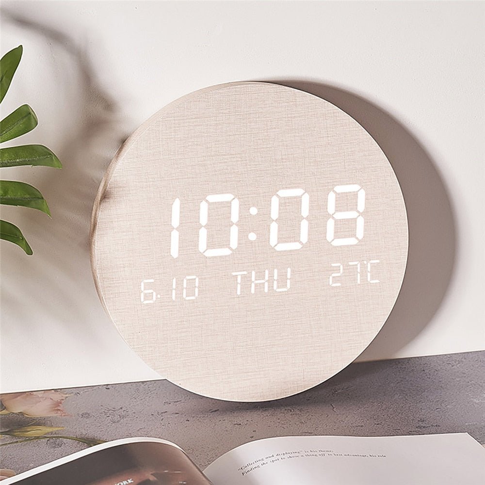 Wall Clocks with Digital Display | Bedroom & Kitchen