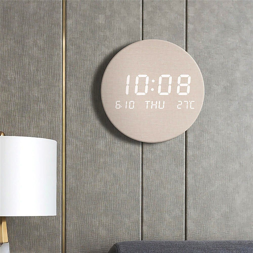 Wall Clocks with Digital Display | Bedroom & Kitchen
