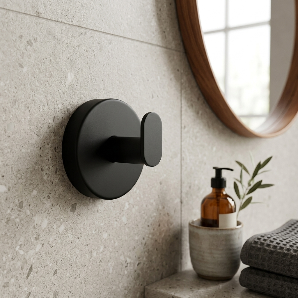 Wall Hooks Twist-Lock Mount Stainless Steel | No-Drill