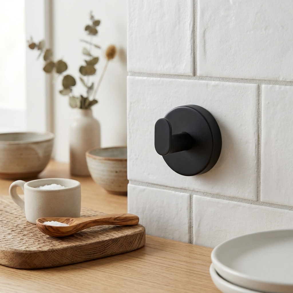 Wall Hooks Twist-Lock Mount Stainless Steel | No-Drill