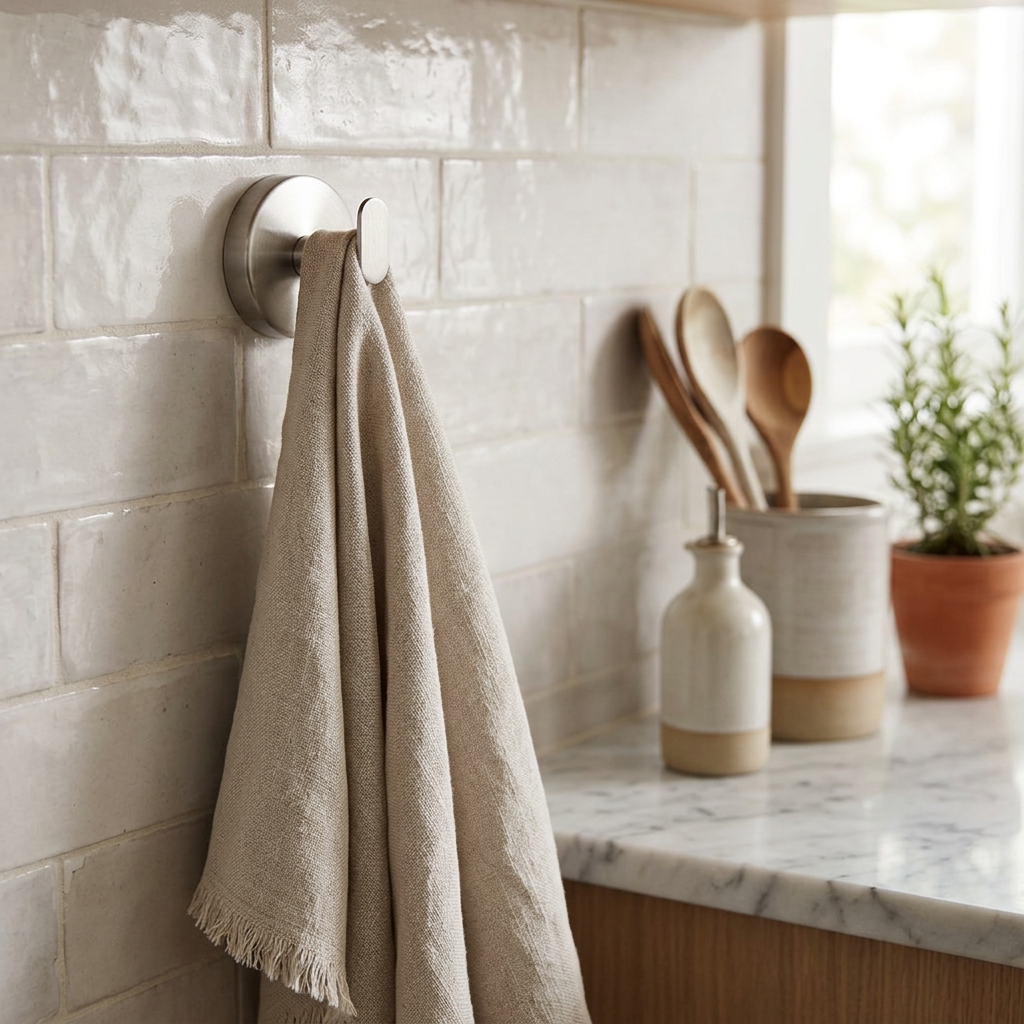 Wall Hooks Twist-Lock Mount Stainless Steel | No-Drill
