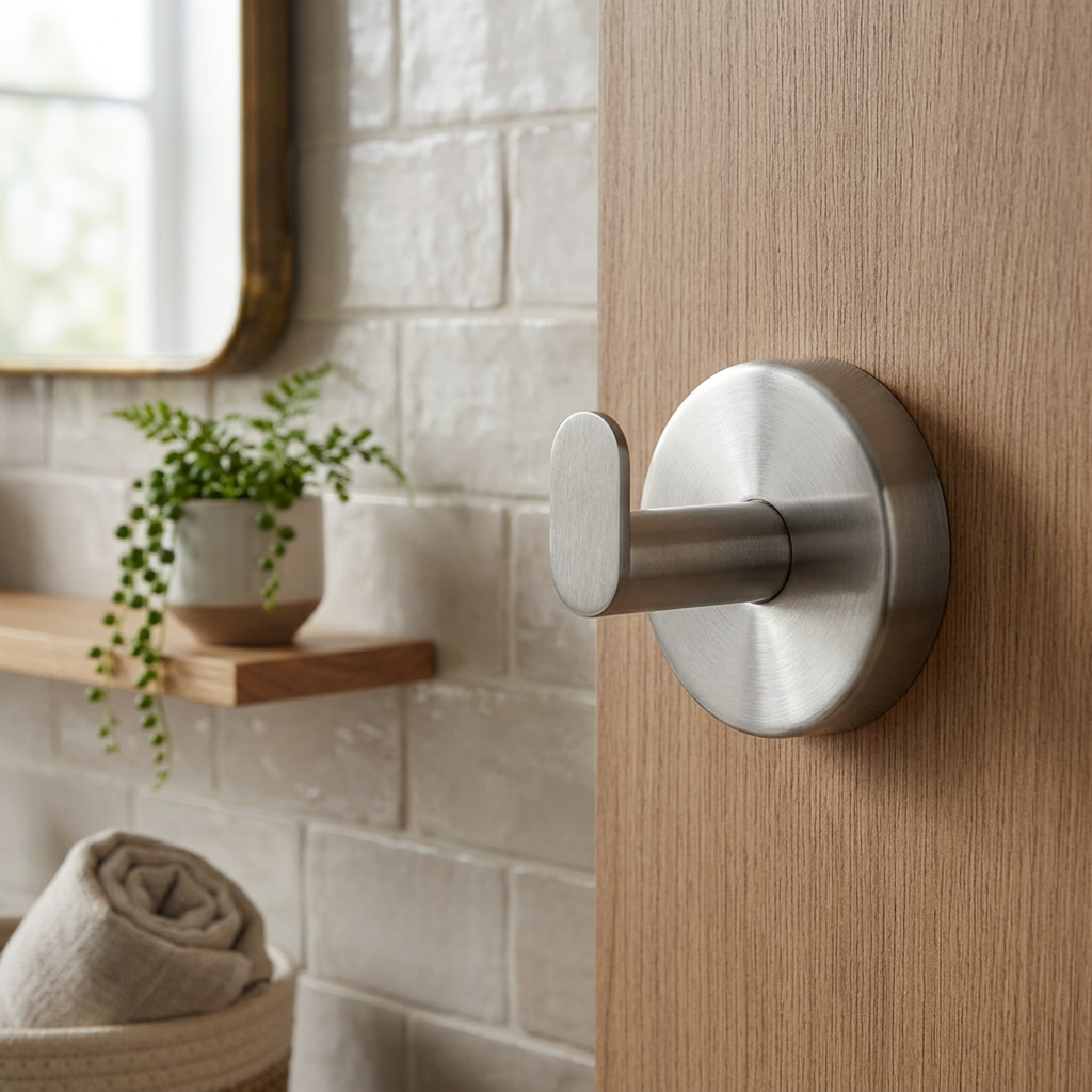 Wall Hooks Twist-Lock Mount Stainless Steel | No-Drill