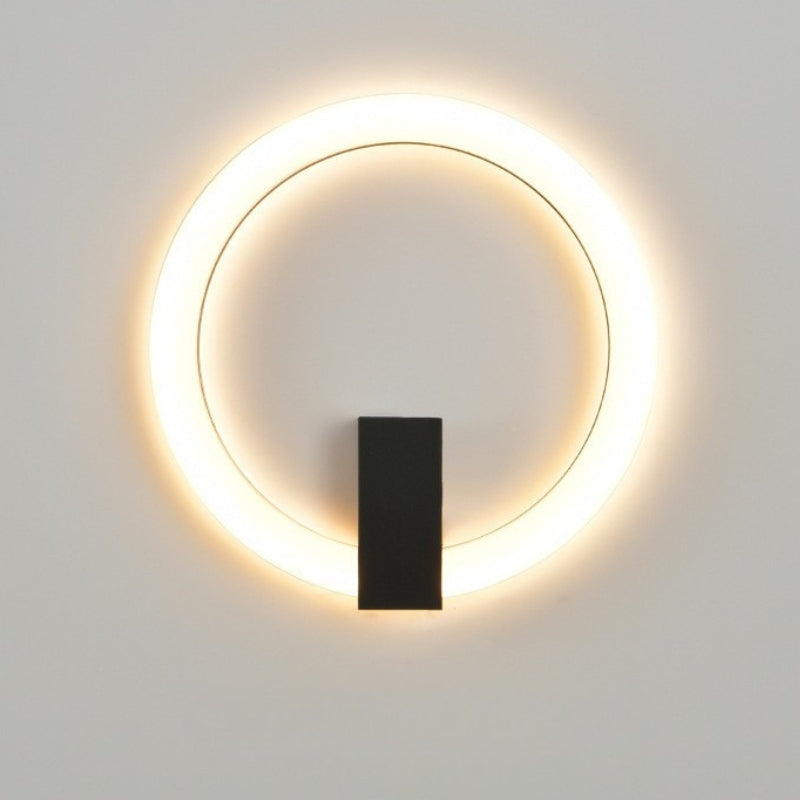 Wall Sconce LED for Bedroom Bedside | Round Ring