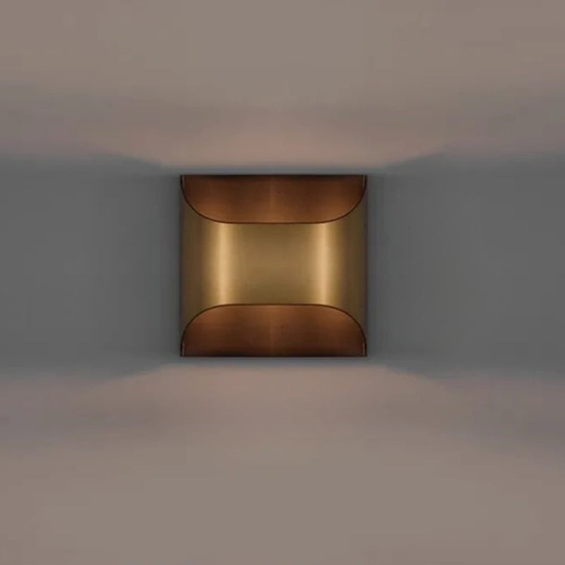 Wall Sconces with Curved Edge | Living Room