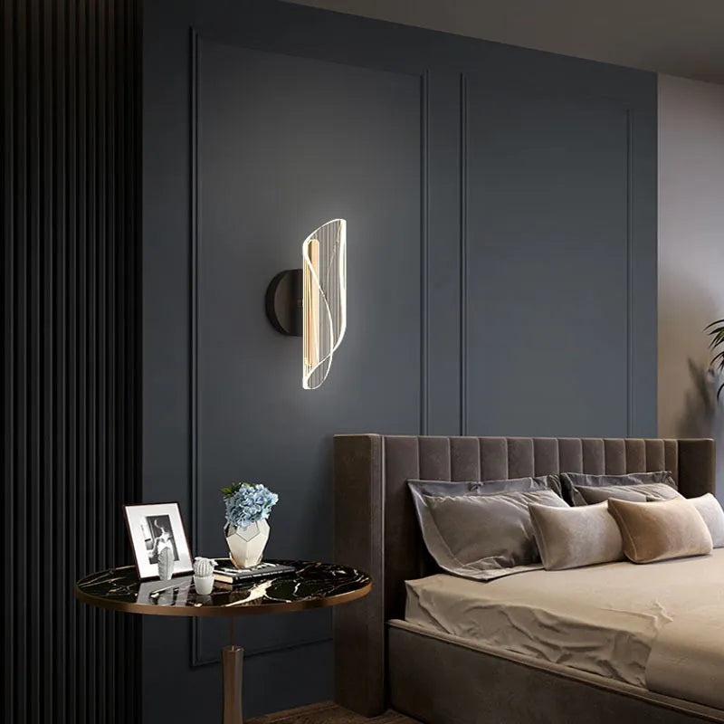 Wall Sconces with Twisted Leaf Design LED | Bedside Light