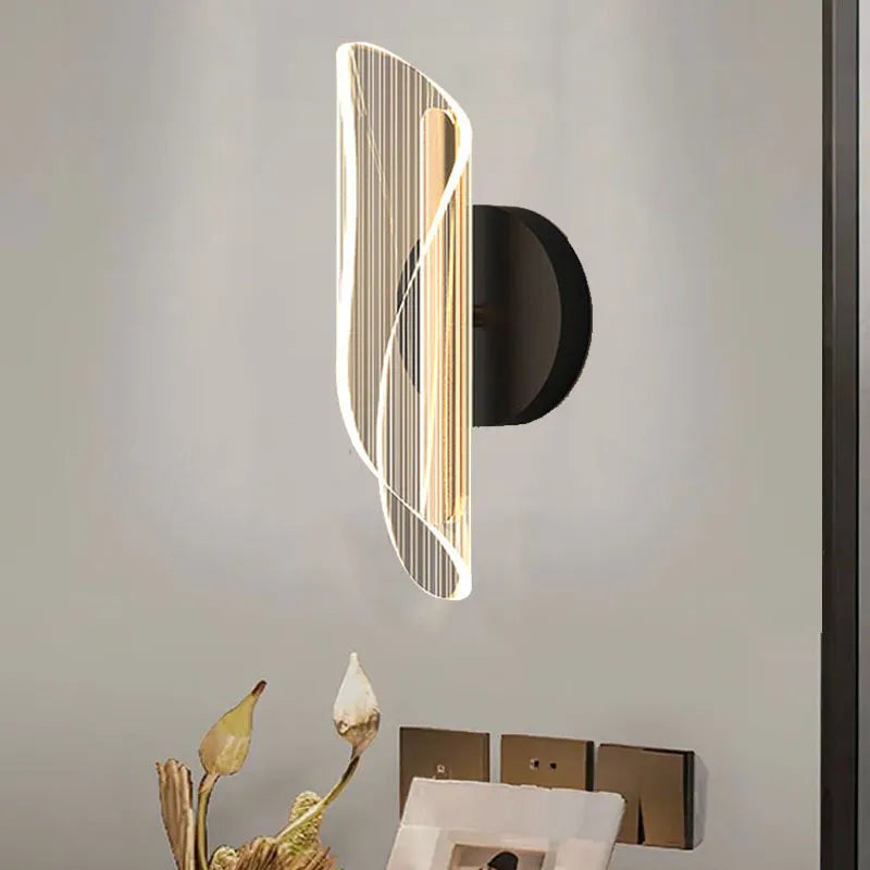 Wall Sconces with Twisted Leaf Design LED | Bedside Light