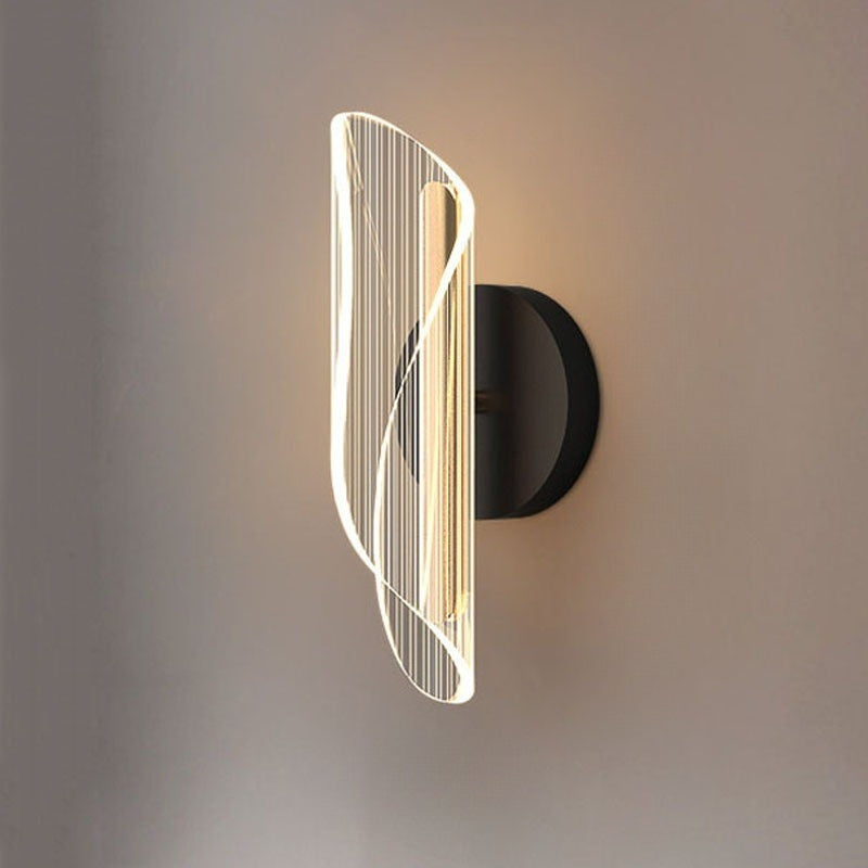 Wall Sconces with Twisted Leaf Design LED | Bedside Light