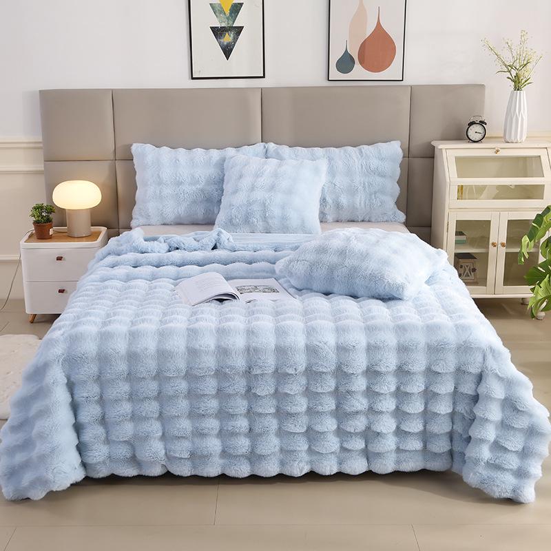 Weighted Blanket Bubble Texture for Bed | Fluffy