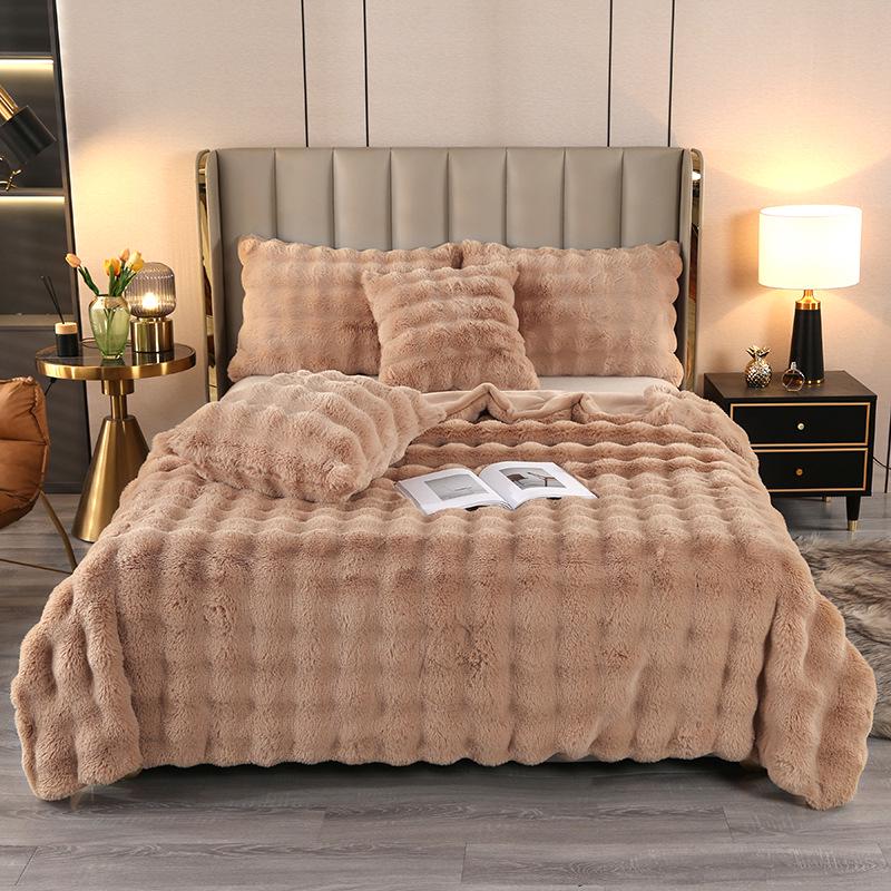 Weighted Blanket Bubble Texture for Bed | Fluffy