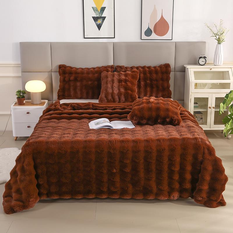 Weighted Blanket Bubble Texture for Bed | Fluffy