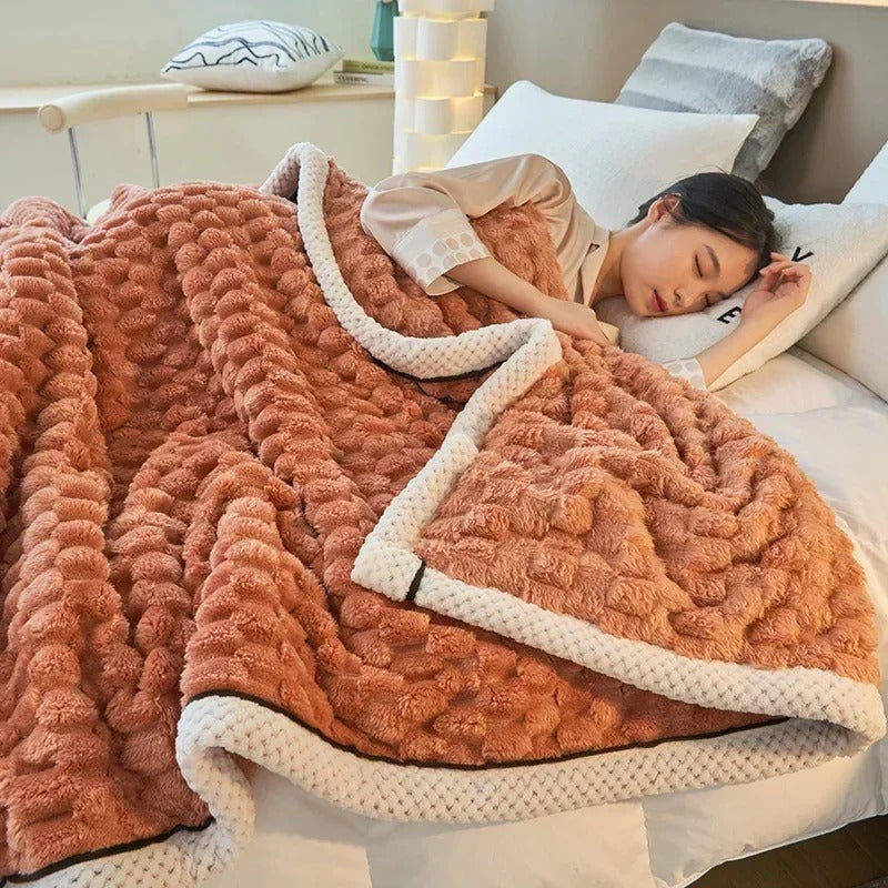Weighted Blanket Bubble Texture | Warm