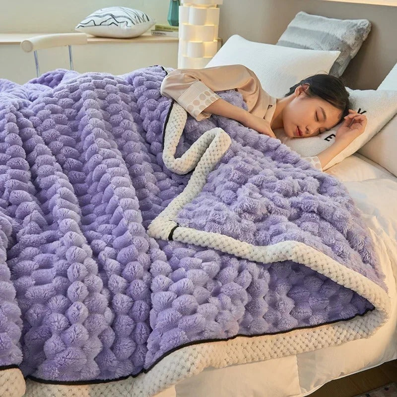 Weighted Blanket Bubble Texture | Warm