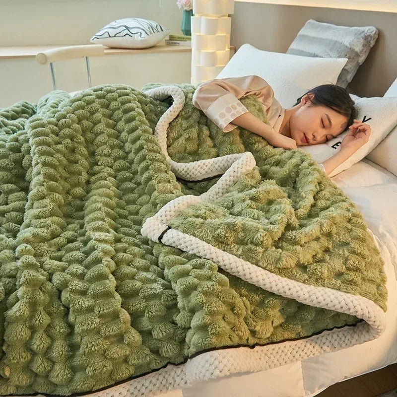 Weighted Blanket Bubble Texture | Warm