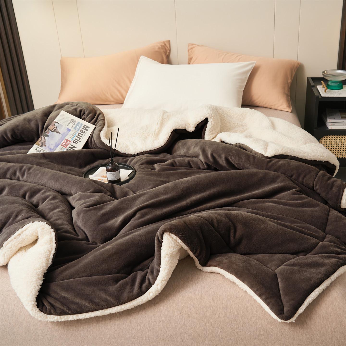 Weighted Blanket Double-Sided for Bed | Fluffy