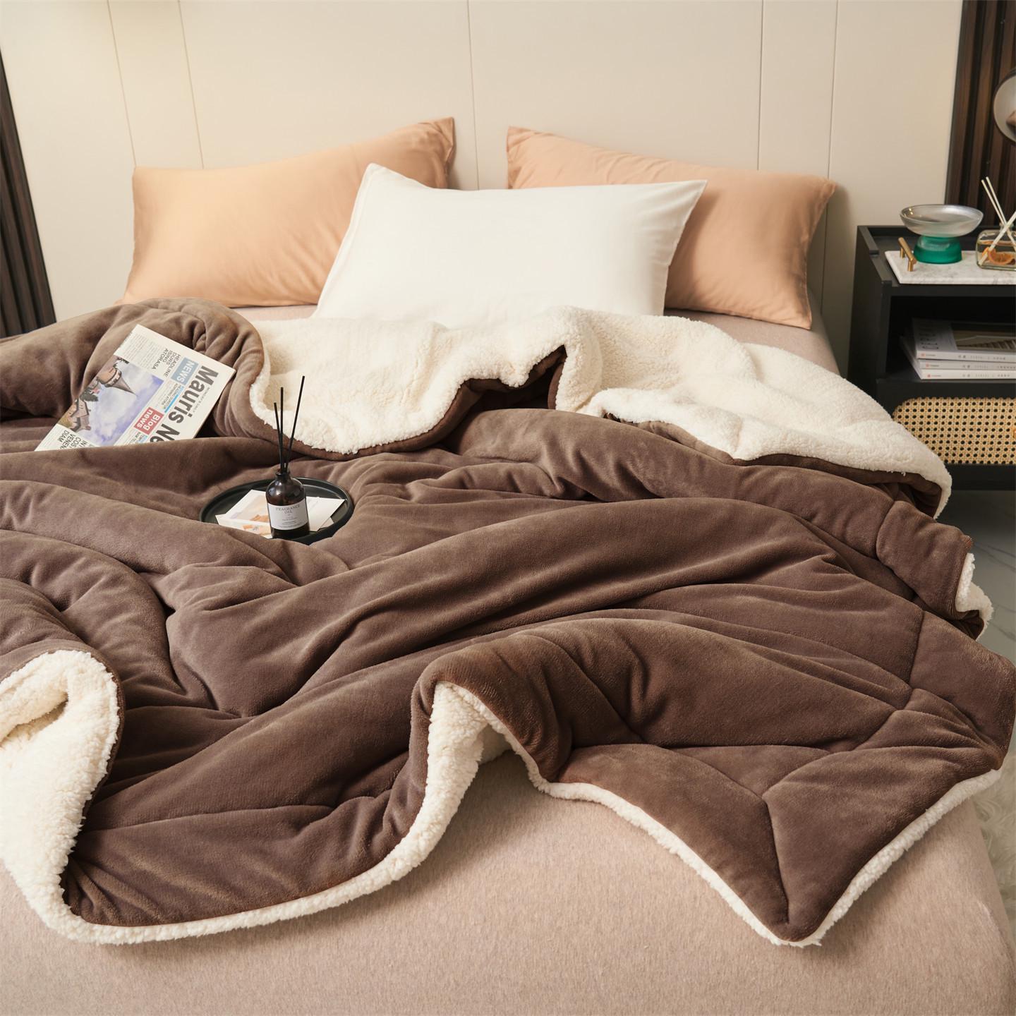 Weighted Blanket Double-Sided for Bed | Fluffy