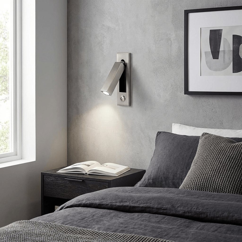 Wall Sconce LED Black Adjustable Spot Reading | Modern