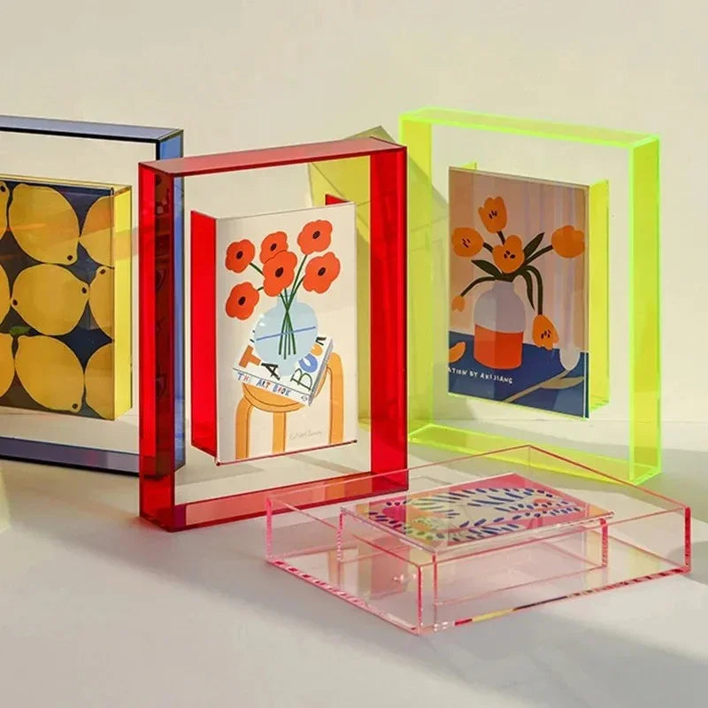 Acrylic Vibrant Edge Picture Frame | Modern