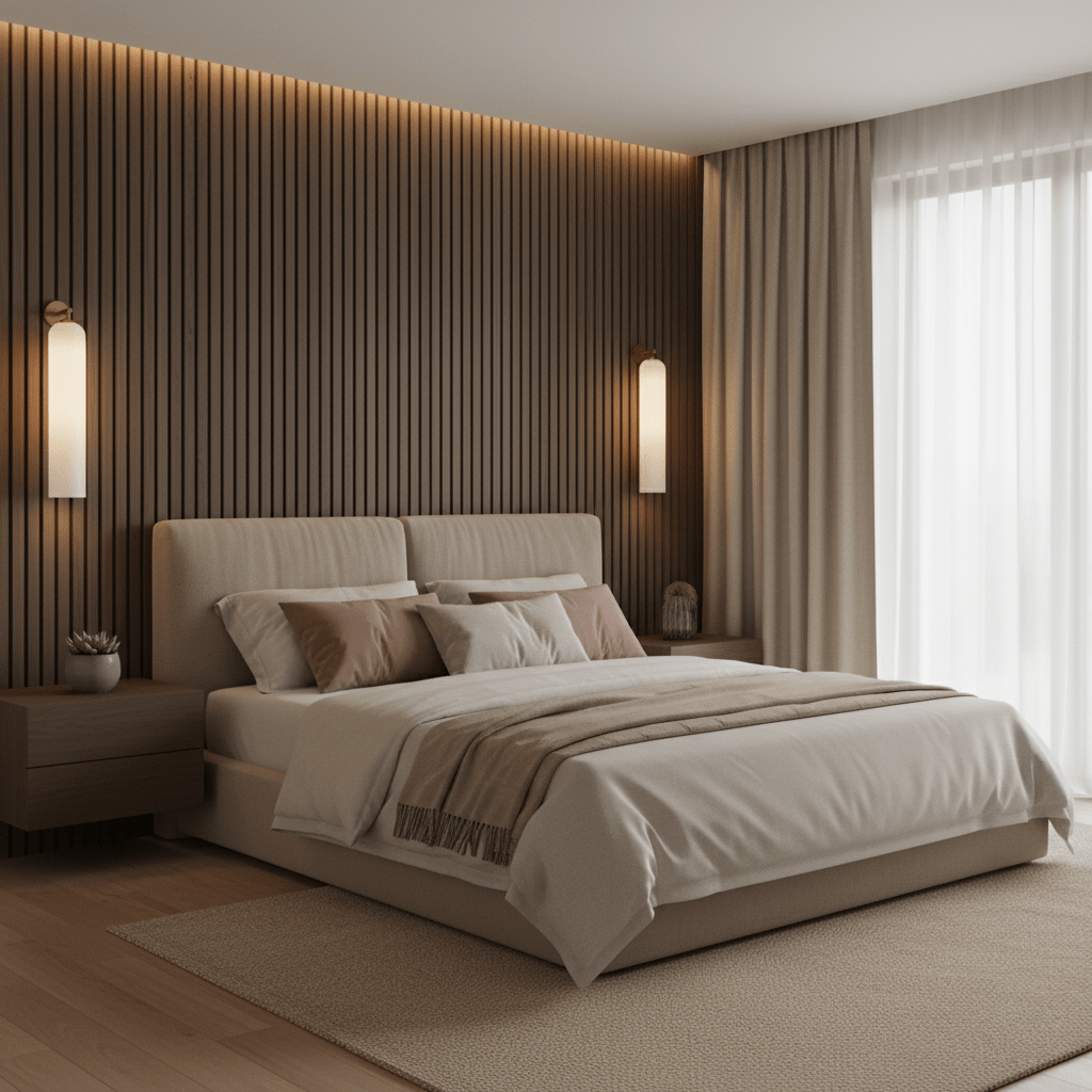 Wall Sconce Clear Glass Brass Cylinder | Modern