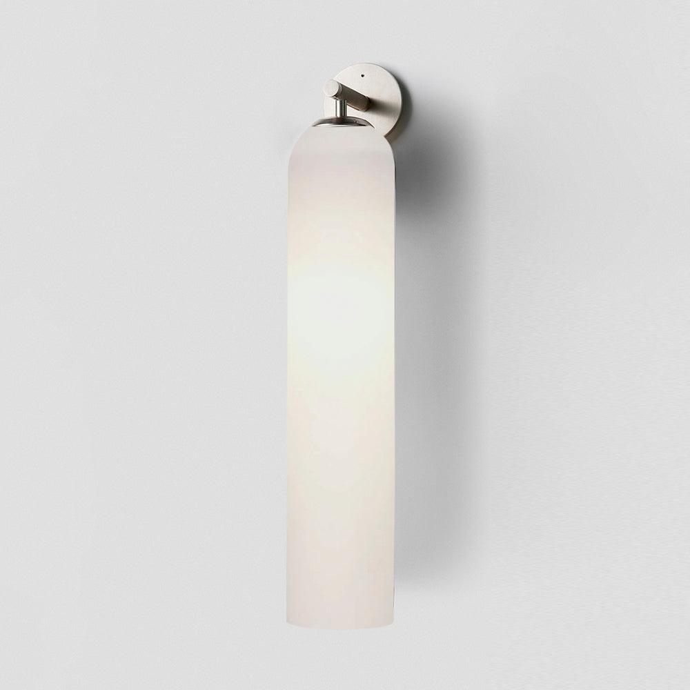 Wall Sconce Clear Glass Brass Cylinder | Modern