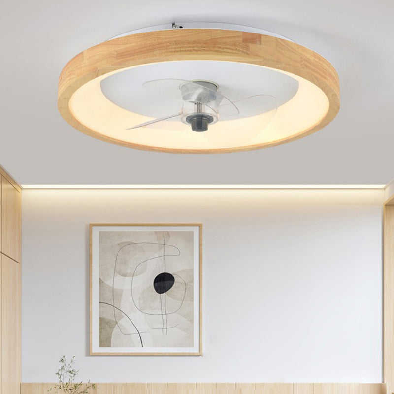 Ceiling Fan Lamp LED Modern Living Room | Ceiling Mounted