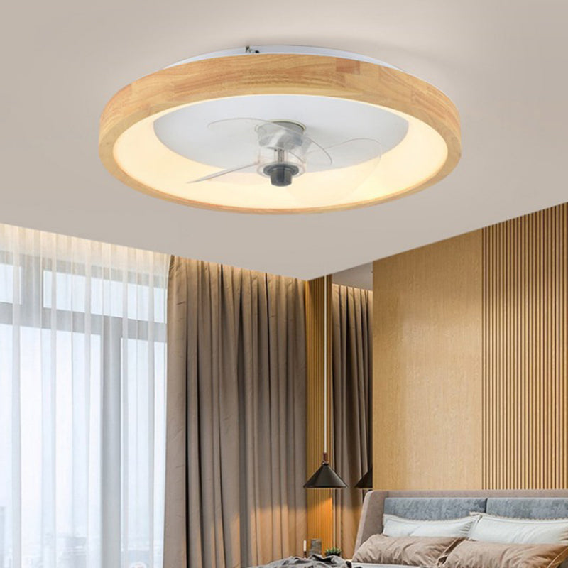 Ceiling Fan Lamp LED Modern Living Room | Ceiling Mounted