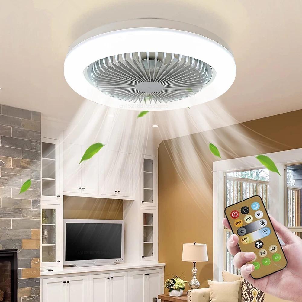 Ceiling Fan Lamp LED Modern | Remote Control