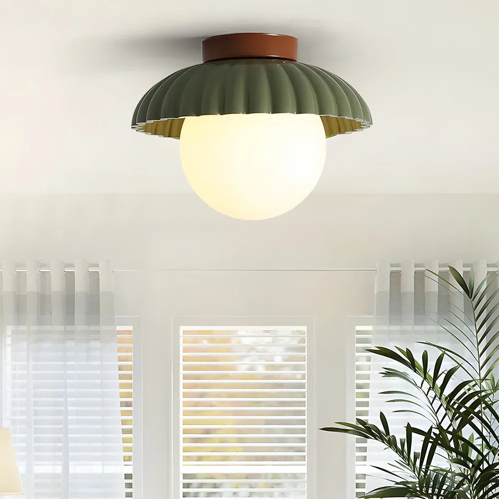 Ceiling Lights Glass Flush Mount | Bedroom Living Room