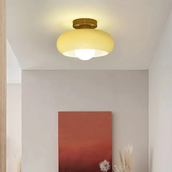 Ceiling Lights Modern Glass Flush | Retro