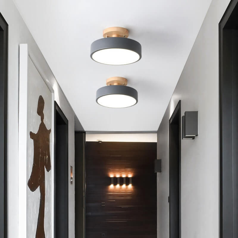 Ceiling Lights Modern Round Bedroom LED | Semi Flush