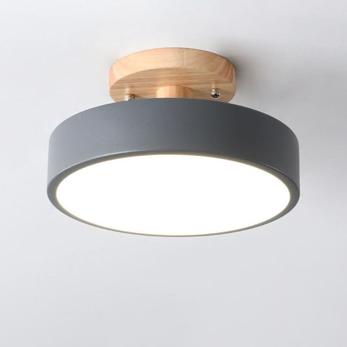 Ceiling Lights Modern Round Bedroom LED | Semi Flush