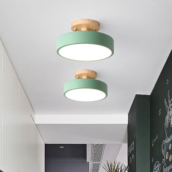 Ceiling Lights Modern Round Bedroom LED | Semi Flush