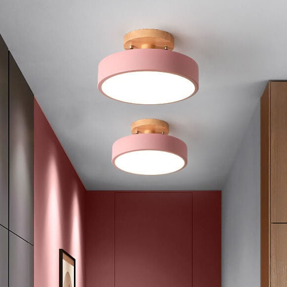 Ceiling Lights Modern Round Bedroom LED | Semi Flush