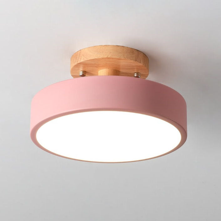 Ceiling Lights Modern Round Bedroom LED | Semi Flush