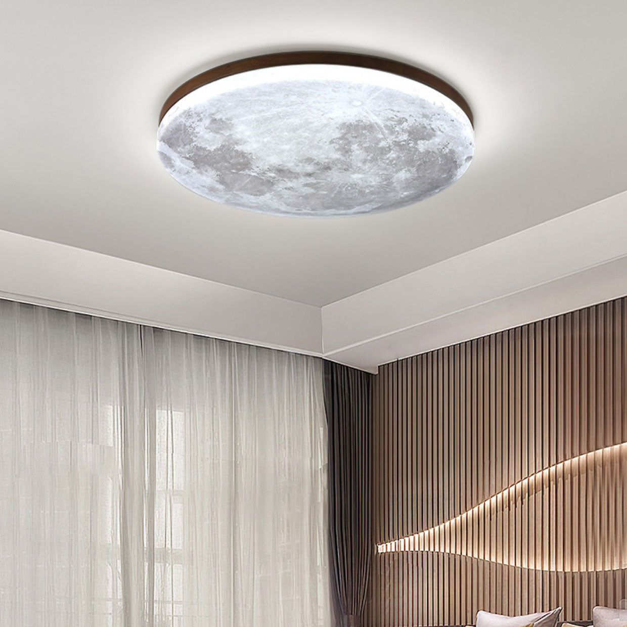 Ceiling Lights Moon Design Bedroom | LED