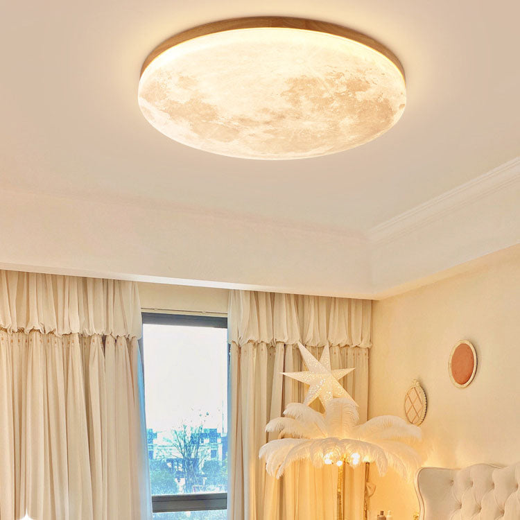 Ceiling Lights Moon Design Bedroom | LED