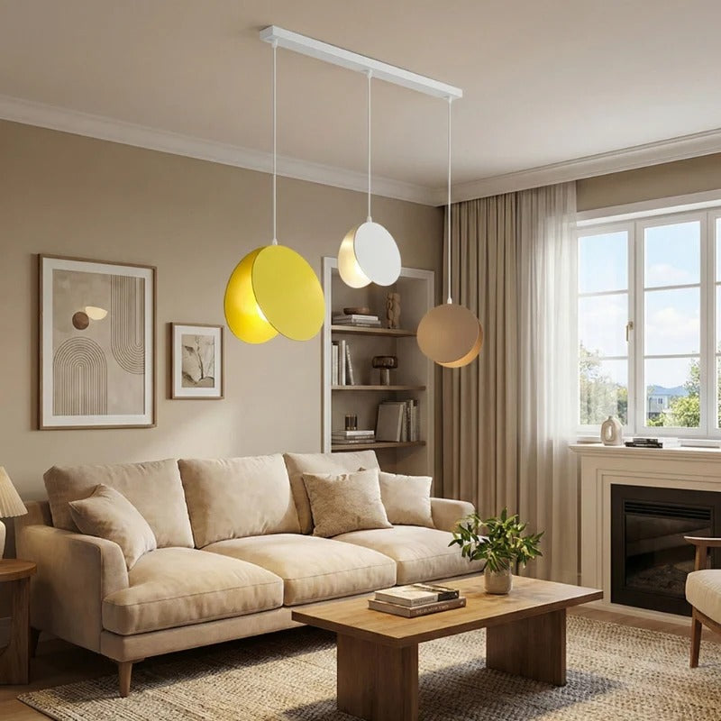Circle Pendant Lighting Living Room | Modern