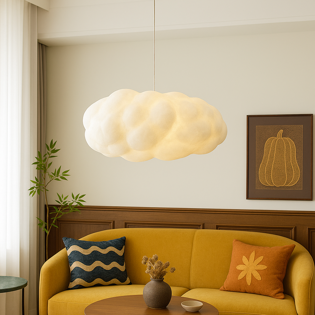 Cloud Pendant Light Modern White Hanging | Ceiling Lamp