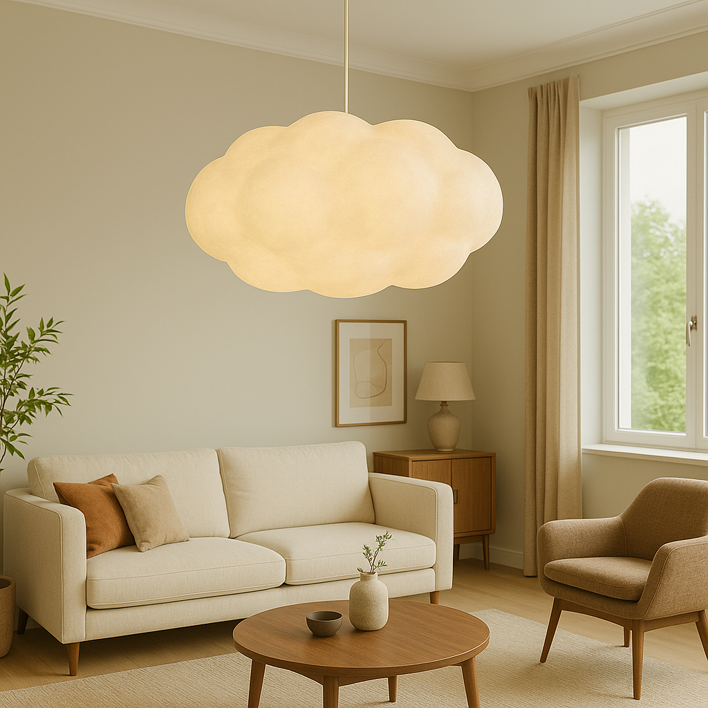 Cloud Pendant Light Modern White Hanging | Ceiling Lamp