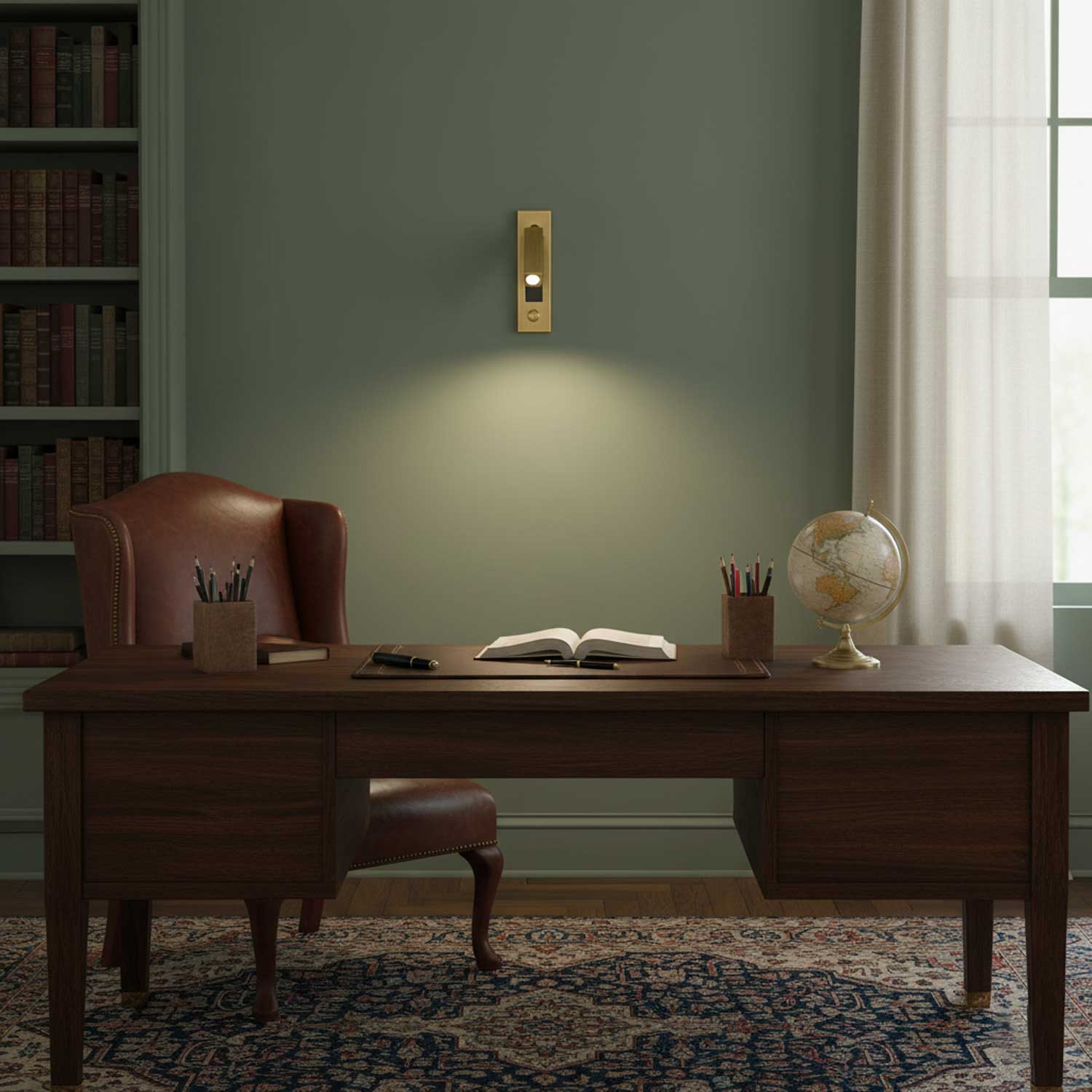 Wall Sconce LED Black Adjustable Spot Reading | Modern