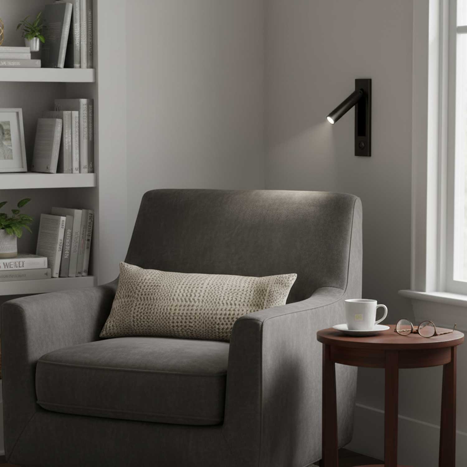 Wall Sconce LED Black Adjustable Spot Reading | Modern