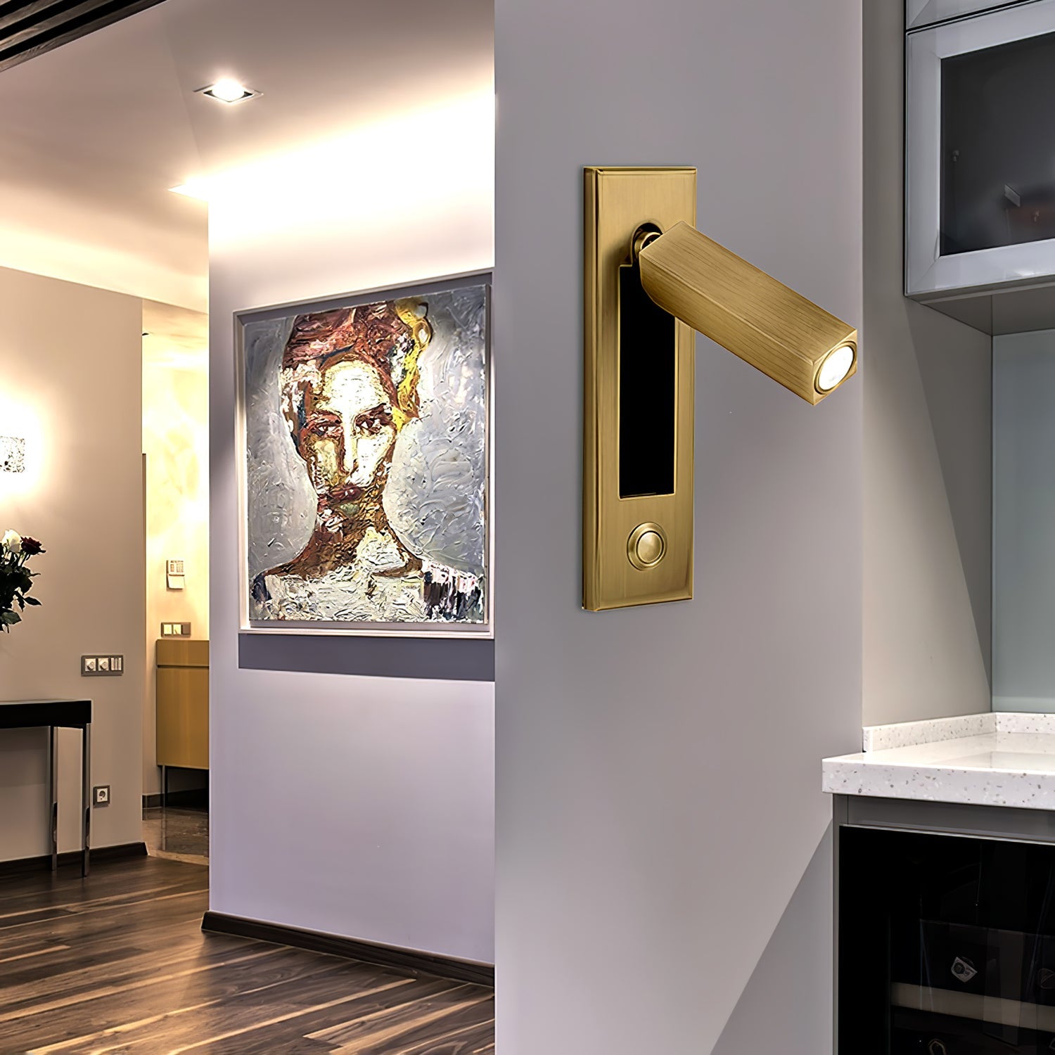 Wall Sconce LED Black Adjustable Spot Reading | Modern
