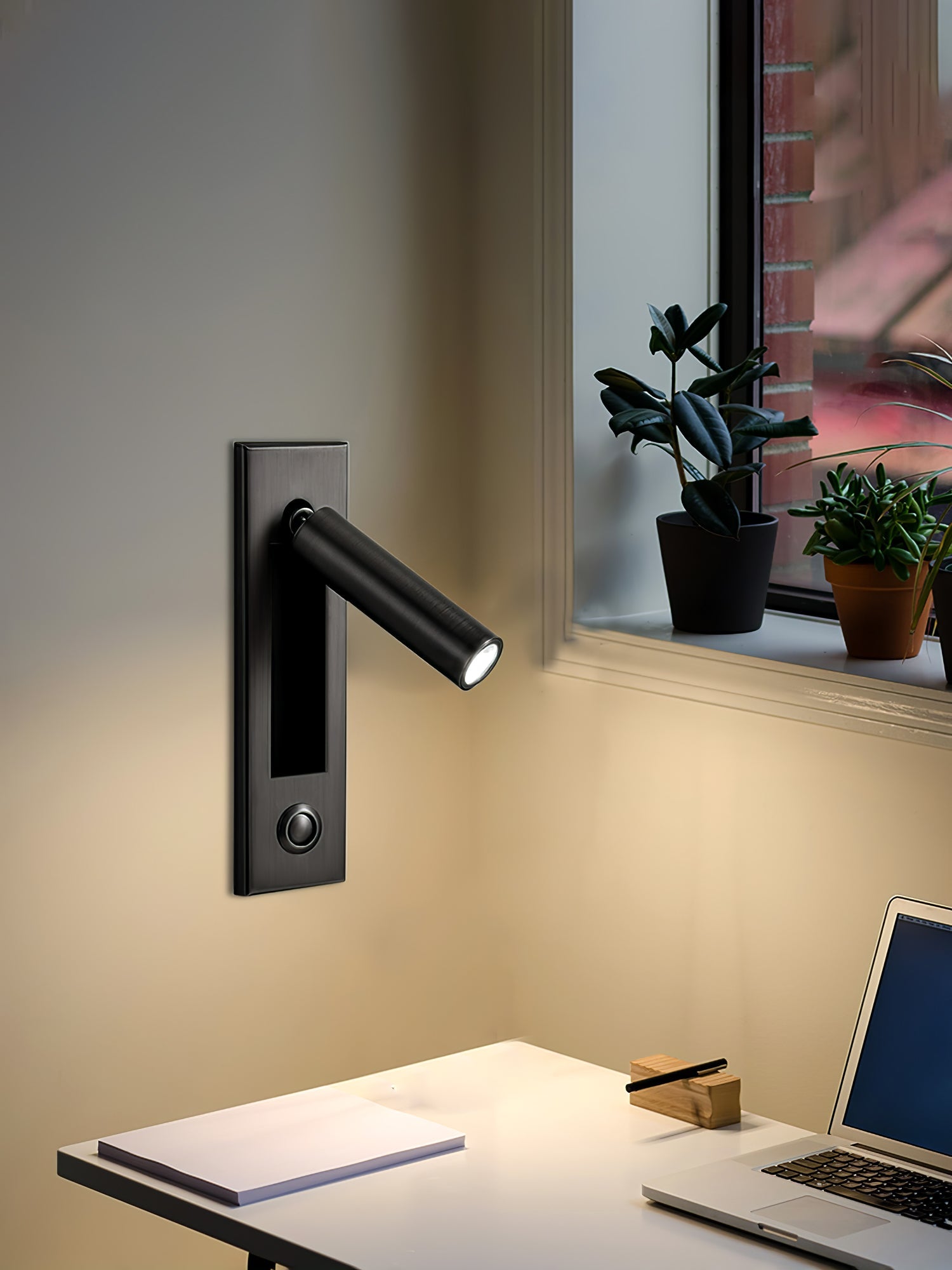 Wall Sconce LED Black Adjustable Spot Reading | Modern