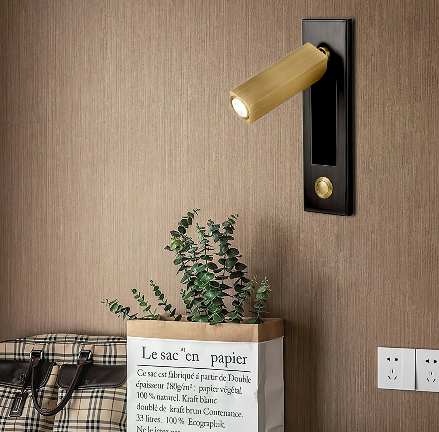 Wall Sconce LED Black Adjustable Spot Reading | Modern