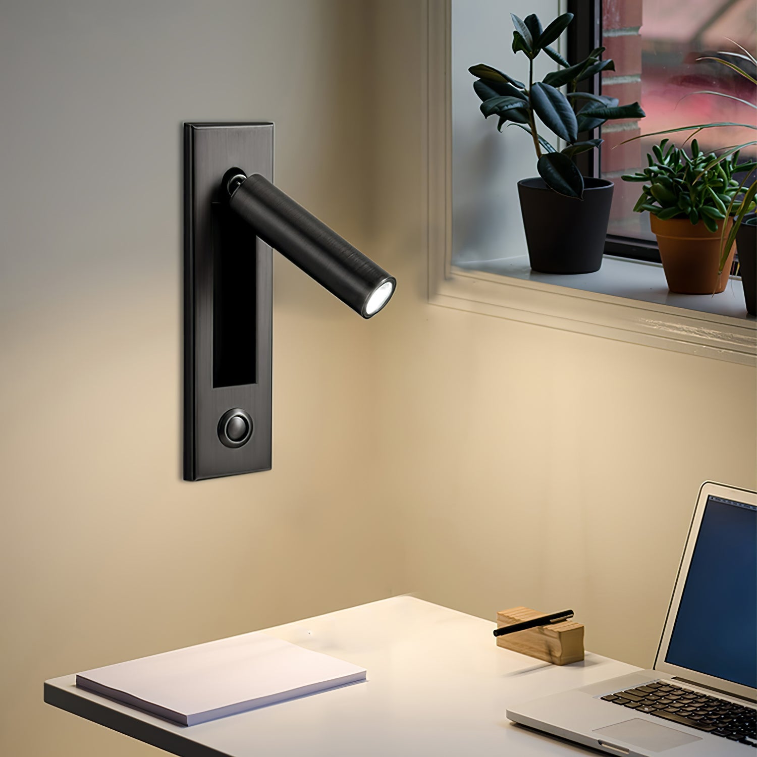 Wall Sconce LED Black Adjustable Spot Reading | Modern