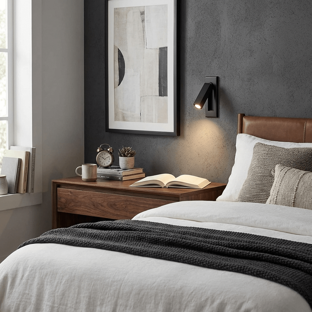 Wall Sconce LED Black Adjustable Spot Reading | Modern