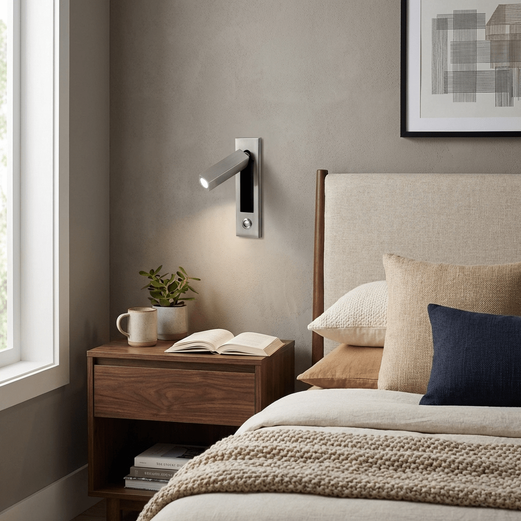 Wall Sconce LED Black Adjustable Spot Reading | Modern