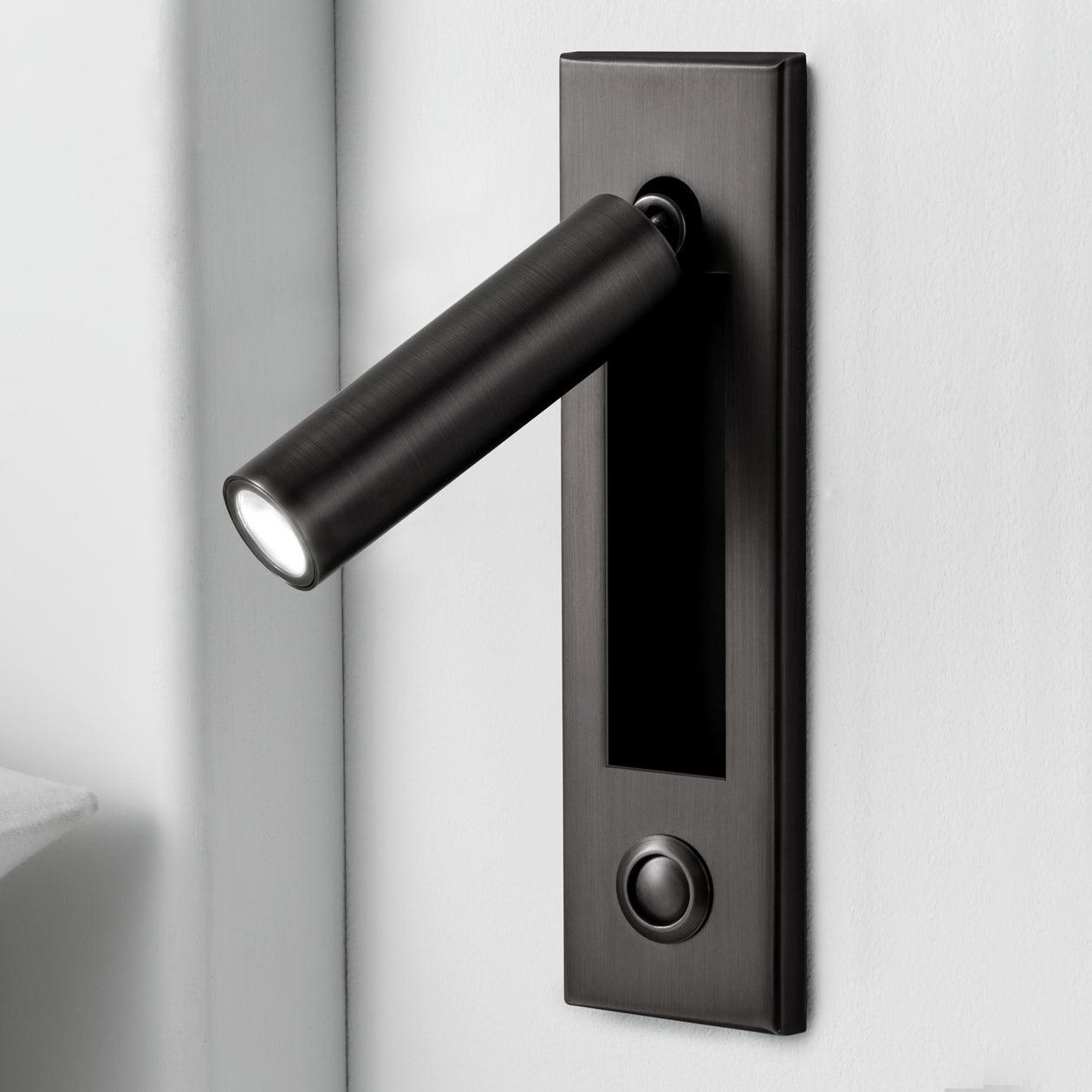 Wall Sconce LED Black Adjustable Spot Reading | Modern
