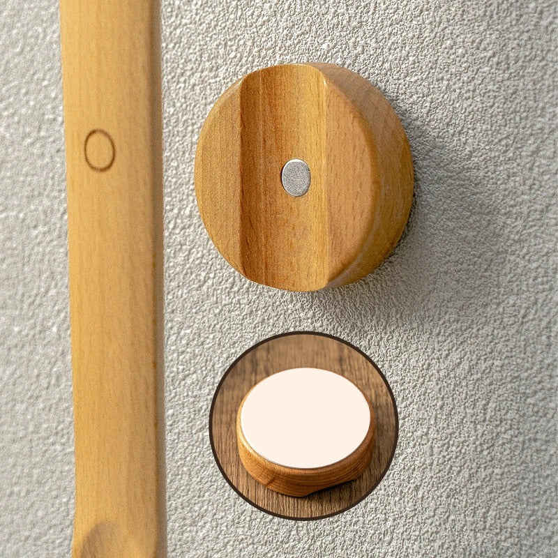 Ergonomic Walnut Magnetic Shoehorn | Wall Mount