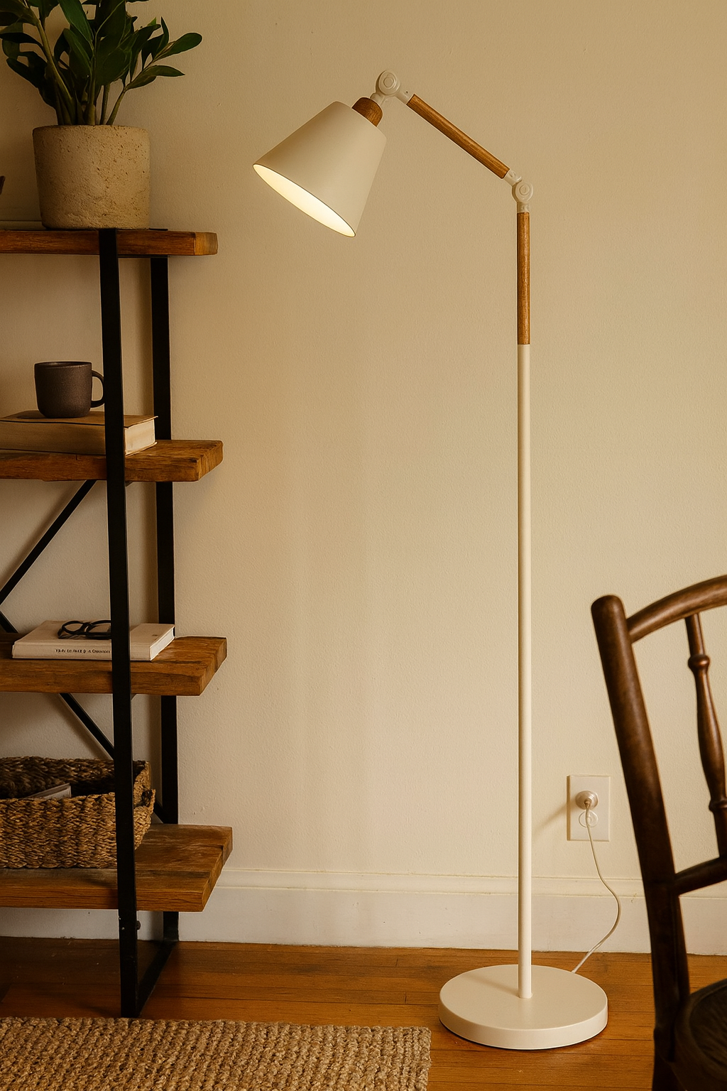 Floor Lamp for Living Room | Wood