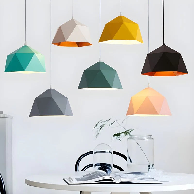 Geometric Pendant Lighting Kitchen and Living Room | Modern